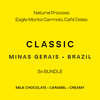 CLASSIC - BRAZIL - Creamy, Milk Chocolate, Caramel and Nuts. (BUNDLE OF THREE 250g)