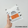 COLOMBIA - DECAF coffee beans - This one's like a chocolate-covered orange: mandarin, dark chocolate, golden syrup and toasted nuts. It uses&nbsp;a sugar-cane process, which is a fully natural and gentle way of removing caffeine without compromising any of the flavour. 