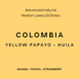 This is a sweet, funky, tropical explosion, with with tasting notes of mango, papaya and strawberry.&nbsp;This is an advanced natural&nbsp;from Huila, Colombia.
